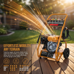 3950 PSI Gas High Pressure Washer 5 Nozzles Gas Powered Washer 2.6 GPM 212cc