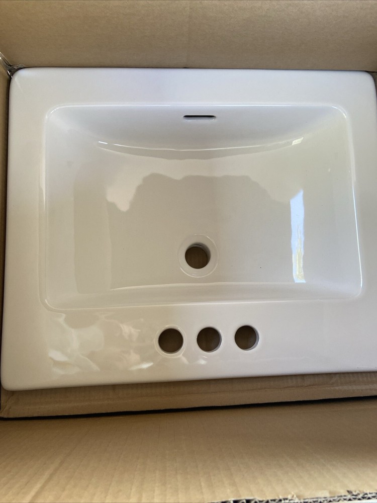 *New* PF21184 Hoffman 24-1/4″ Rectangular Vitreous China Drop In-White