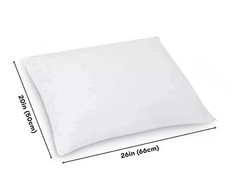 Serta 2-Pack Gel Memory Foam Cluster Bed Pillow Free Shipping