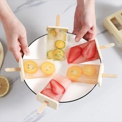 1pcs 9-in-1 DIY Ice Cream Popsicle Mold with Tray – Easy Homemade Frozen Maker
