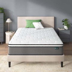 Zinus Pressure Relief Extra Firm Hybrid Mattress Comfort Foam and Pocket Spring