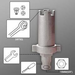 8 IN 1 Multi tool Faucet Sink Installer Pipe Wrench For Plumbers & Homeowners