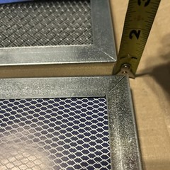 (2) Air-Care 19.75 in. x 11.5 in. x 1 in. Permanent Washable Air Filter Merv 8!