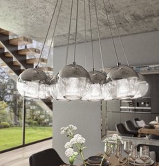 Artika ZN12P-C1 Malaga 12-Pendant Light Fixture With Dimmable Integrated LED