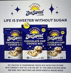 Sugar Free KETO BROWNIE & CHOCOLATE CHIP COOKIE MIX Huge 27oz bag +19.4 oz 2026