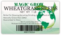 Wheat Grass Seed 1 LB (13,500+seeds) – Guaranteed to Grow !