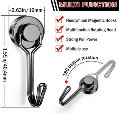 large magnetic hooks heavy duty 100 lbs 110 lbs strong magnetic hooks hanger