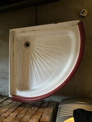 Porcher ( American Standard) Corner Shower 30” X 30” X 11” White Shower Bed