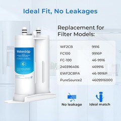 Waterdrop PureSource2® Water Filter Replacement for WF2CB®, NGFC 2000, FC100 (3)