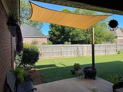 Sun Shade Sail Garden Backyard Pool Outdoor Rectangle Canopy Shelter Shade Cover