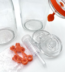 Glass Fermentation Jars 1.5L with Airlocks Weights – Set of 2 FAST / FREE SHIP