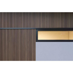 9.8 In. X 107 In. X 1 In. 4 Grid Composite Cladding Siding Outdoor Wall Panel in
