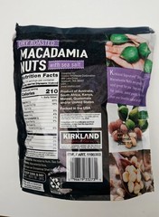 Kirkland Signature Dry Roasted Macadamia Nuts Sea Salt 24oz Bag 1.5lb