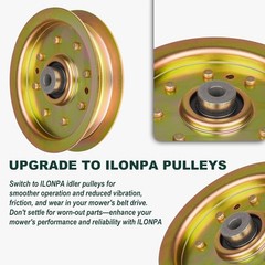 Replacement Idler Pulley 756-04129 for Efficient Lawn Mower Functionality
