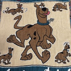 Scooby Doo Throw Blanket Tapestry 42 x 58. Made in USA. The Northwest Company.