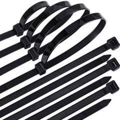 (36″ INCH) 10 – 20 PACK BLACK CABLE ZIP TIES Heavy Duty UV Resistant Nylon 66 UL