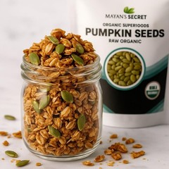 Mayan’s Secret – Raw Pumpkin Seeds Organic 2lb, Parve, Vegan, Non GMO