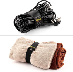 24″ Elastic Cinch Straps 4 Pack Anti-Slip Cable Hose Storage Tie Wraps