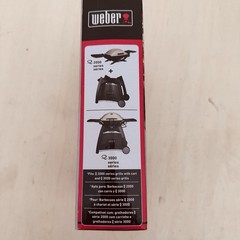 Weber Premium Grill Cover 7112 Fits Q2000 And Q3000 Series Black New In Package