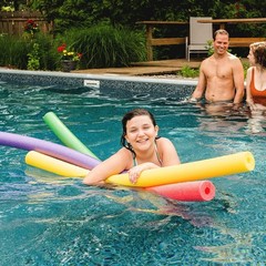 18 Pack Pool Noodles Assorted Foam 55In Long for Swimming Kids Adults