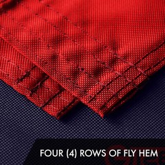 American USA Tea-Stained Flag & 1776 Tea-Stained Flag 3×5 Ft Both Emb 420D Poly