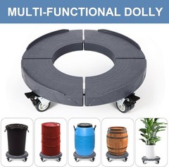 Adjustable Trash Can Roller Base – Set of 2