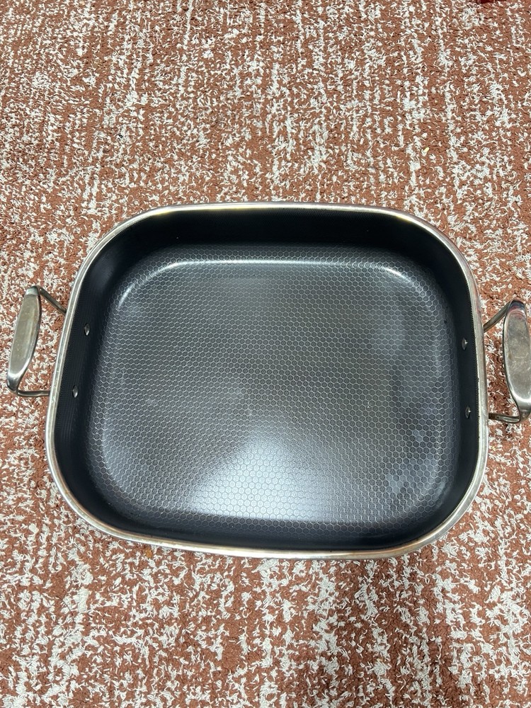 HexClad Hybrid Roasting Pan Large Nonstick Heavy Duty