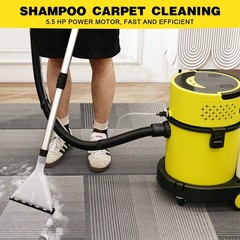 Vacmaster 6 Gallon 5.5HP Wet Dry Car Vacuum Cleaner Upholstery Shampoo 4-IN-1