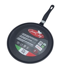 Roch Guss Grand Chef Crepe Griddle Flat Pan 11in Healthy Cookware ITALY NEW