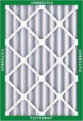 Filterbuy 20x25x4 Pleated Air Filters, Replacement for HVAC AC Furnace (MERV 8)