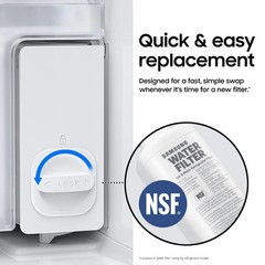 SAMSUNG Genuine HAF-QIN Refrigerator Water Filter (DA29-17376B) 1-Pack [B61]