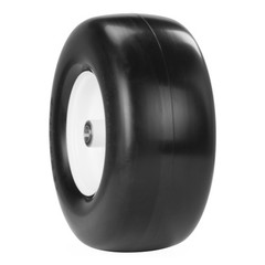 2pcs 13×6.50-6 Flat Free Lawn Mower Tires and Wheel 13×6.5-6 13×6.5×6