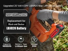 2Pack 20V Lithium-ion 2AH Battery for BLACK+DECKER 20 Volt LBXR20 LBX20 LB20 USA