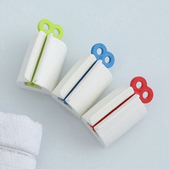 Toothpaste Squeezer Bathroom Tube Easy Stand Dispenser Rolling Holder Seat Lot