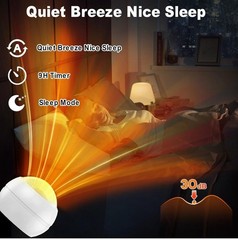 Bladeless Heater Fan Combo 1400W Heater 40W Cooling Tower Oscillating