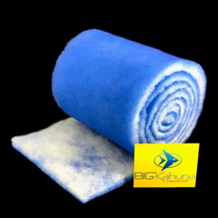 10-FT ROLL BLUE BONDED AQUARIUM FILTER MEDIA PAD 12″ X 10′ FILTER FIBER FLOSS.