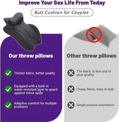 Wedge Pillow For Couple Sex Perfect Position Memory Foam Ergonomic Butt Cushion