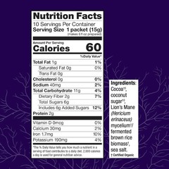 Host Defense MycoBrew Cocoa, 800 mg Lion’s Mane per Serving, 10.6 Ounces