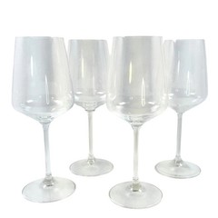 Spiegelau White Wine Glass Set of 4 Crystal Stemware Open Box Vin Blanc NICE!
