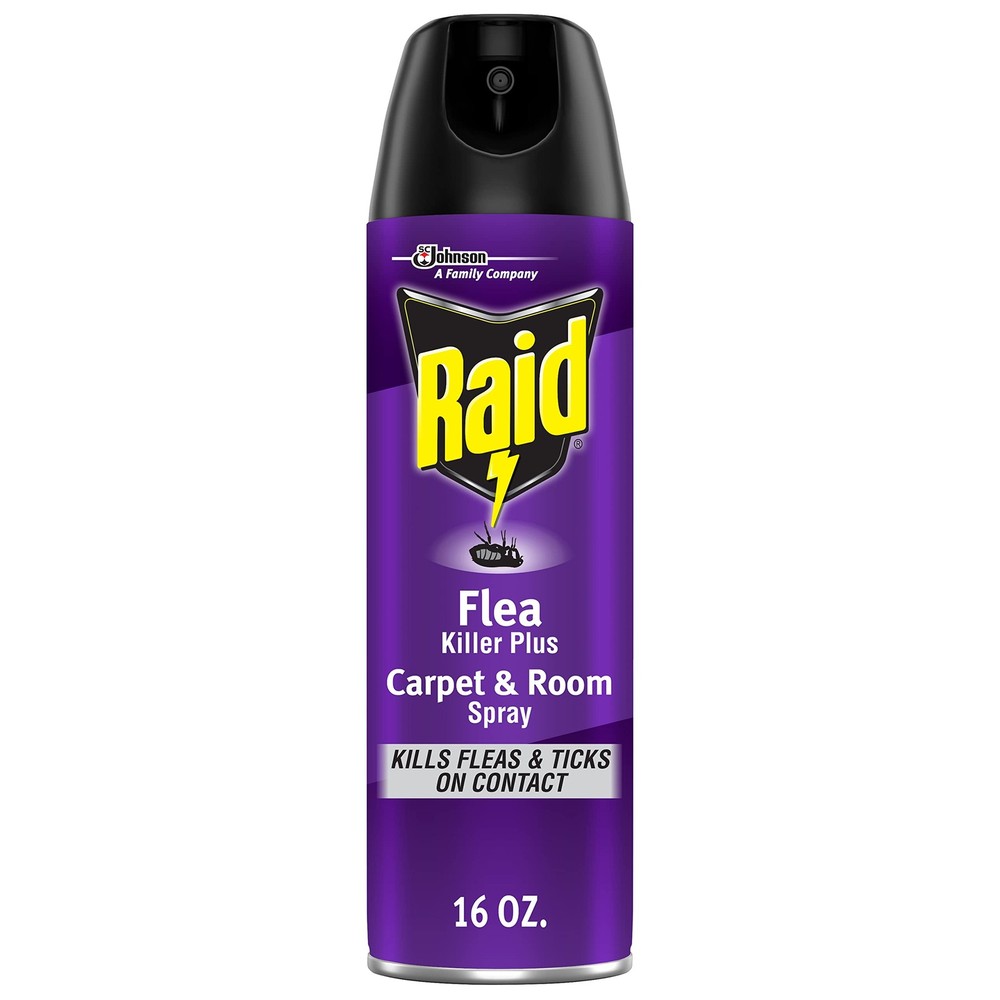 Raid Flea Killer Carpet & Room Spray, Kills hatching 16 Ounce (Pack of 1)