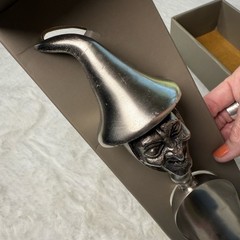 BKP Halloween Witch Metal Ice Scoop BarwareParty Entertain Silver India NEW