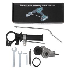 Electric Drill Plate Cutter Sheet Metal Nibbler Precise Cutting Sheet Cutter US
