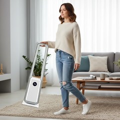40″ Bladeless Tower Fan HEPA Air Purifier LED display w/Remote Timer Oscillating