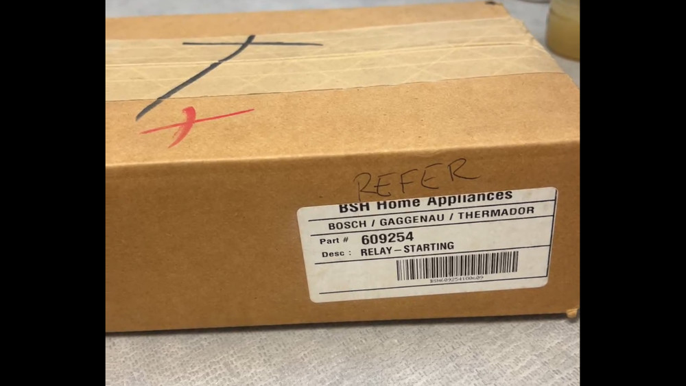 00609254 (609254) New OEM Bosch Refrigeration Appliance Compressor Start Relay