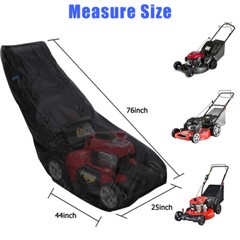Universal Waterproof Push Lawn Mower Cover 420D Heavy Duty Outdoor UV Protector