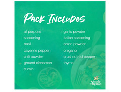Simply Organic Starter Spice Gift Set 12 spices