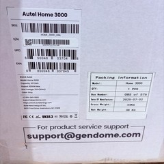 Autel (Gendome) Home 3000W Portable Power Station 3072Wh LiFePO4 Solar Generator