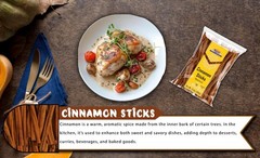 Rani Cinnamon Sticks 3.5oz (100g) ~ 18-22 Sticks 3 Inches in Length Cassia Round