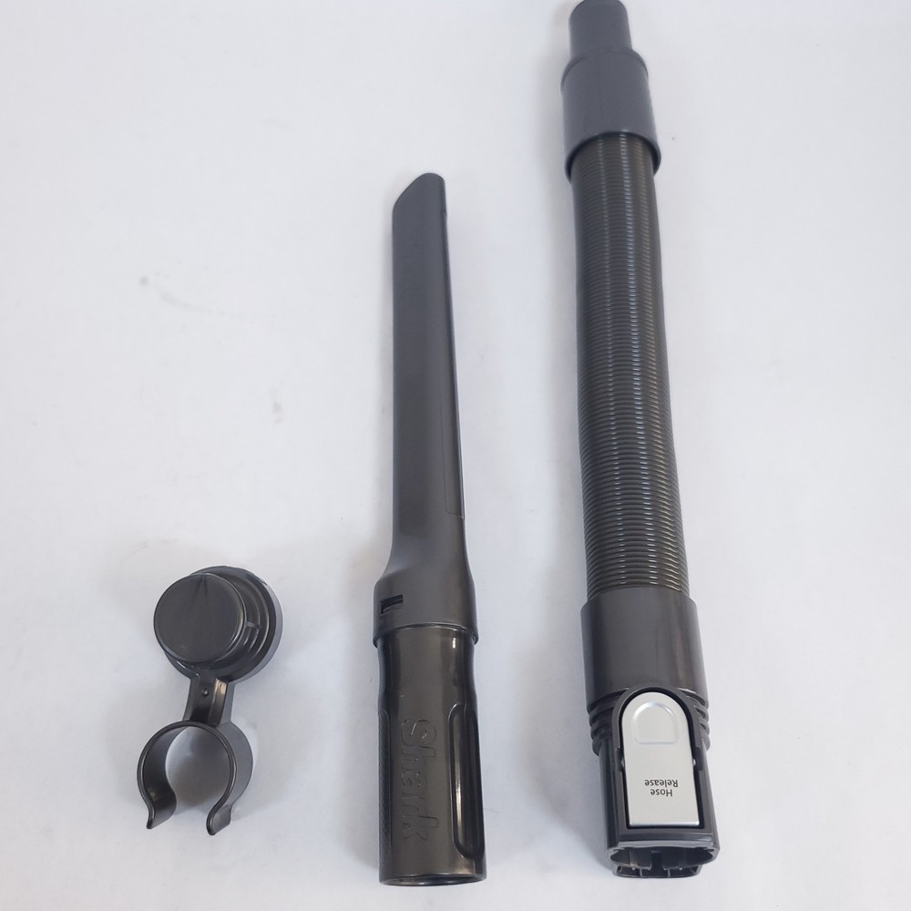 Shark Vacuum Hose & Crevice Tool Set Gray Replacement Parts with Clip Holder