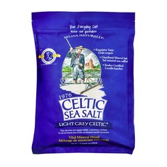 Light Grey Celtic Sea Salt 5 Pound Resealable Bag Additive-Free, Delicious Sea